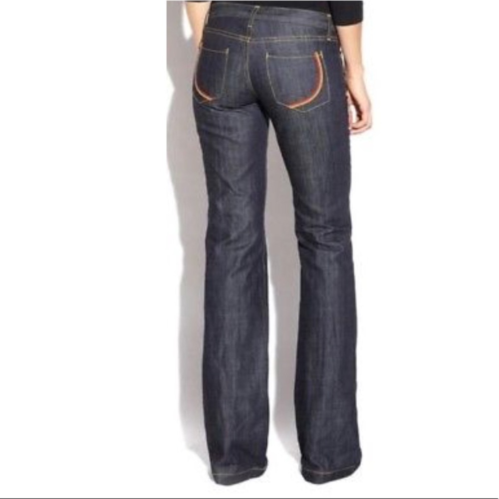 Paperdenim&cloth denim jeans w/ rainbow pockets - Picture 2 of 3